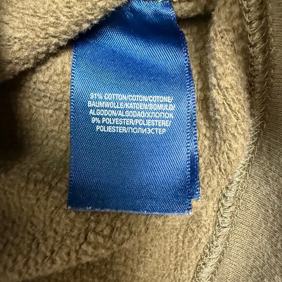 Kids Polo Ralph Lauren Olive Green Military Style Button Up Sweatshirt 4T - Picture 5 of 5